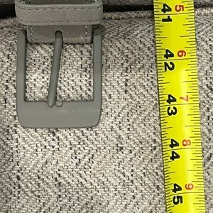 Gray Textured Belt with Buckle size 36-38